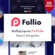 Follio – Multipurpose Portfolio React Template