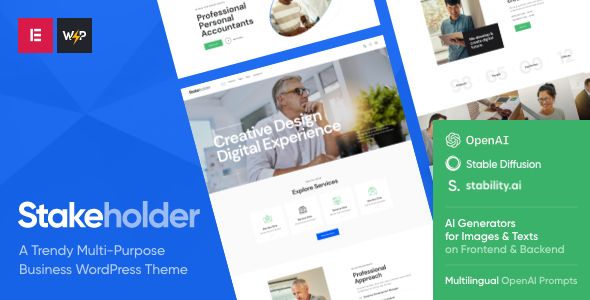 Stakeholder - Business Firm & Venture WordPress Theme