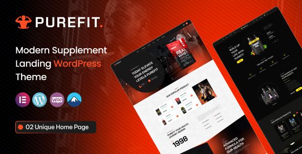 Purefit - Health Supplement WordPress Theme 2 Purefit - Health Supplement WordPress Theme