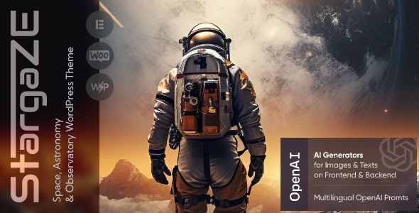 Stargaze - Space/ Astronomy and Observatory WordPress Theme