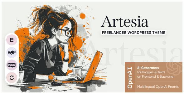 Artesia - Freelancer, Consultant & Outsource WordPress Theme