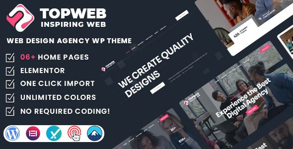 Topweb – Web Design Agency WordPress Theme