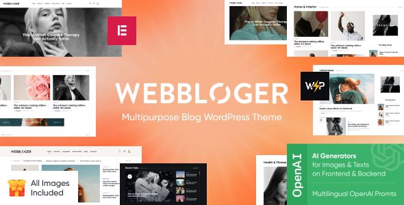 Webbloger - Blog & Online Journal WordPress Theme