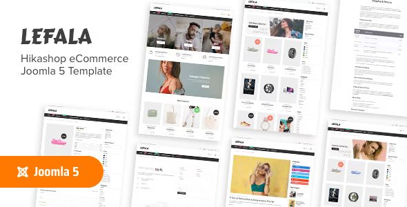 Lefala - Hikashop eCommerce Joomla 5 Template