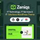 Zeniqs – IT Services/ IT Technology and IT Solutions WordPress Theme