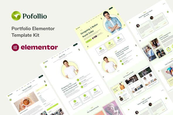 Pofollio - Portfolio Elementor Template Kit