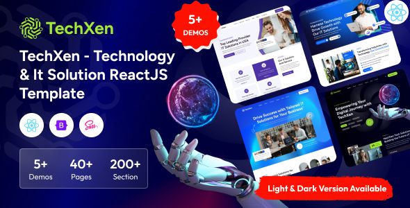 TechXen - It Services Solution & Technology ReactJs Template