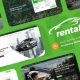 Rentaly – Car Rental Website Template with RTL Support