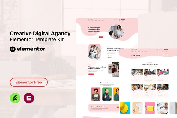 Digimity - Creative Digital Agancy Elementor Template Kit