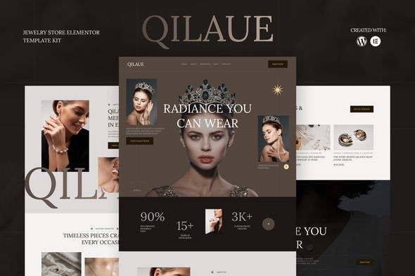 Qilaue - Jewelry Store Elementor Template Kit