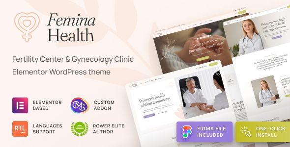 Femina Health - Women\'s Health & Fertility Clinic Medical WordPress Theme
