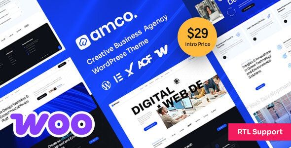 Amco – Creative Business Agency WordPress Theme