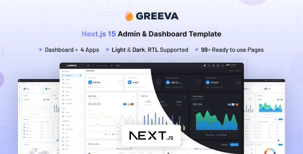 Greeva - Next Js Admin & Dashboard Template