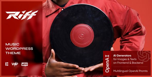 Riff - Band/ Concert & Festival WordPress Theme