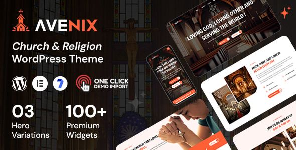 Avenix – Church WordPress Theme