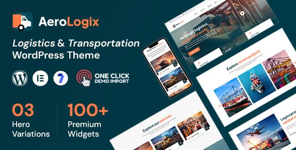 AeroLogix – Logistics & Transportation WordPress Theme