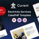 Current – Electricity Services CakePHP Template