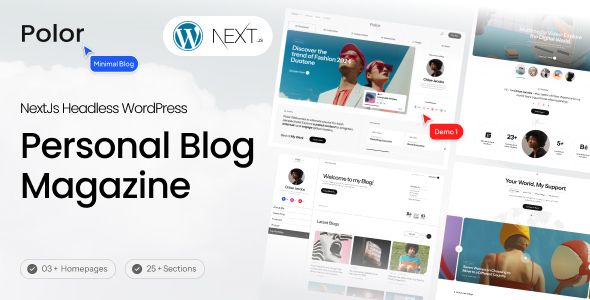 Polor - NextJs Headless WordPress Blog Magazine