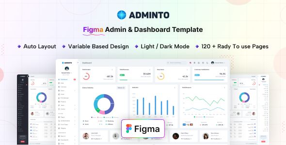 Adminto - Figma Admin & Dashboard Template