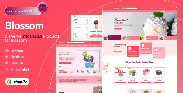 Blossom – Flower Shop and Florist shopify 2.0 Theme