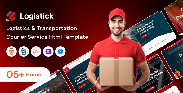 Logistick - Logistics & Transportation/ Cargo/ Freight/ Courier Service Html Template
