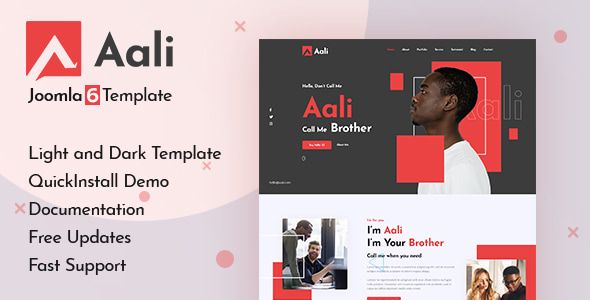 Aali - Joomla 6 Personal Portfolio & Resume Template