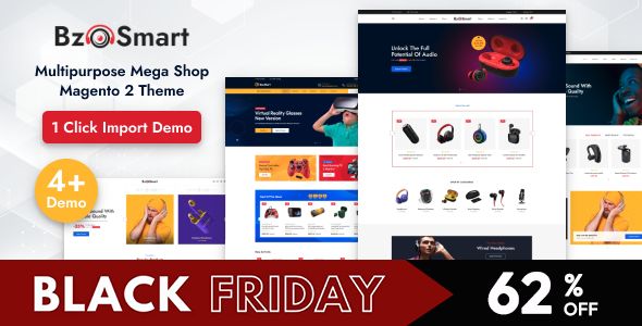BzoSmart - Responsive Multipurpose Megashop Magento 2 Theme