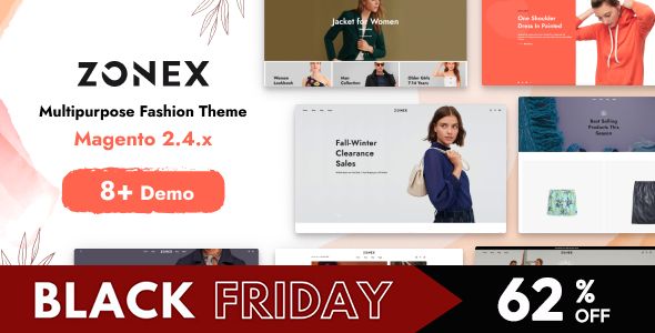 Zonex - Minimalist Responsive Magento 2 Fashion Theme
