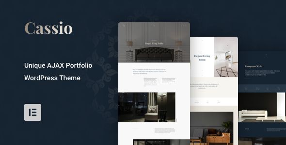 Cassio – AJAX Portfolio WordPress Theme v1.0