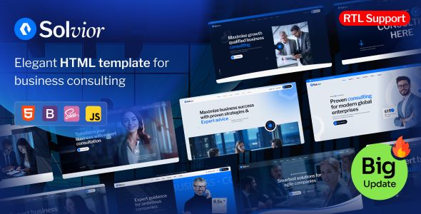 Solvior – Business Consulting HTML Template