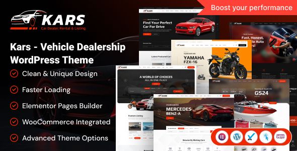Kars - VehicleDealership WordPress Theme
