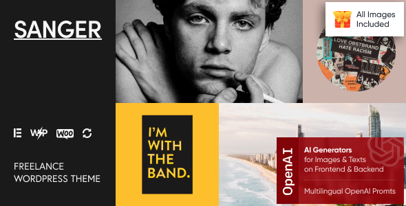 Sanger - Freelance, Consultant & Outsource WordPress Theme