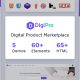 DigiPro – Digital Marketplace HTML Template with Dashboard