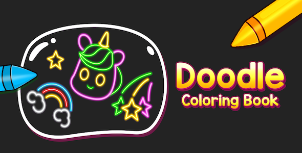 Kids Doodle Coloring Games For Kids + Ready For Publish