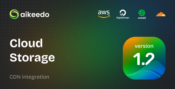Aikeedo Cloud Storage Plugin - AWS S3, Digital Ocean Spaces, Wasabi, Cloudflare R2