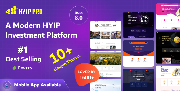 HYIP PRO - A Modern HYIP Investment Platform 2 HYIP PRO - A Modern HYIP Investment Platform