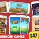 Bundle 6 Android Studio Games with AdMob Ads
