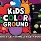 Kids Color Ground – Construct 3 Kids Learning Game – HTML5