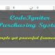 CodeIgniter Purchasing System
