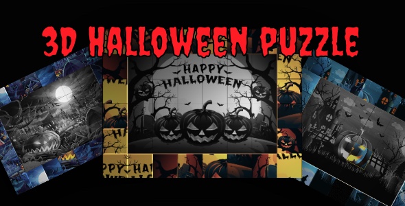 3D Halloween Puzzle - Cross Platform Halloween Game