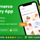 6 App Template | eCommerce Food Grocery Delivery App| Peer to Peer Delivery | Courier App | DeliOne