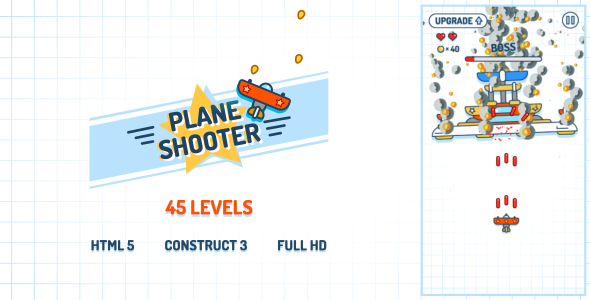 Plane Shooter - HTML5 Game