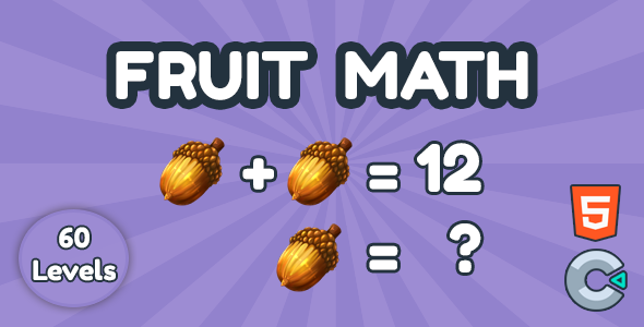 Fruit Math - HTML5 Game