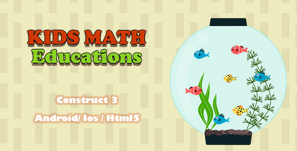 Kids Math Educations HTML5 Game Screenshot