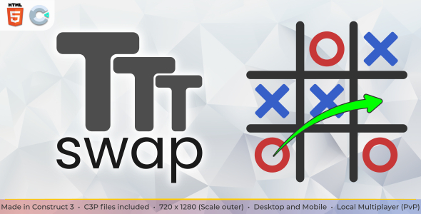 TTT Swap - HTML5 Puzzle game