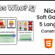 Guess Who HTML5