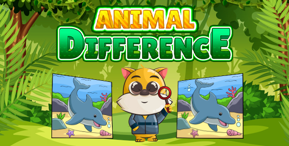 Animal Difference HTML5 Game Screenshot