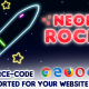 Neon Rocket – HTML5 Construct 3 Game with Source-code