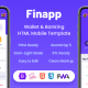 Finapp – Wallet & Banking HTML Mobile Template