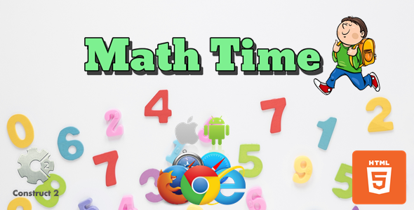 Math Time - HTML5 - Educational Game (.Capx)